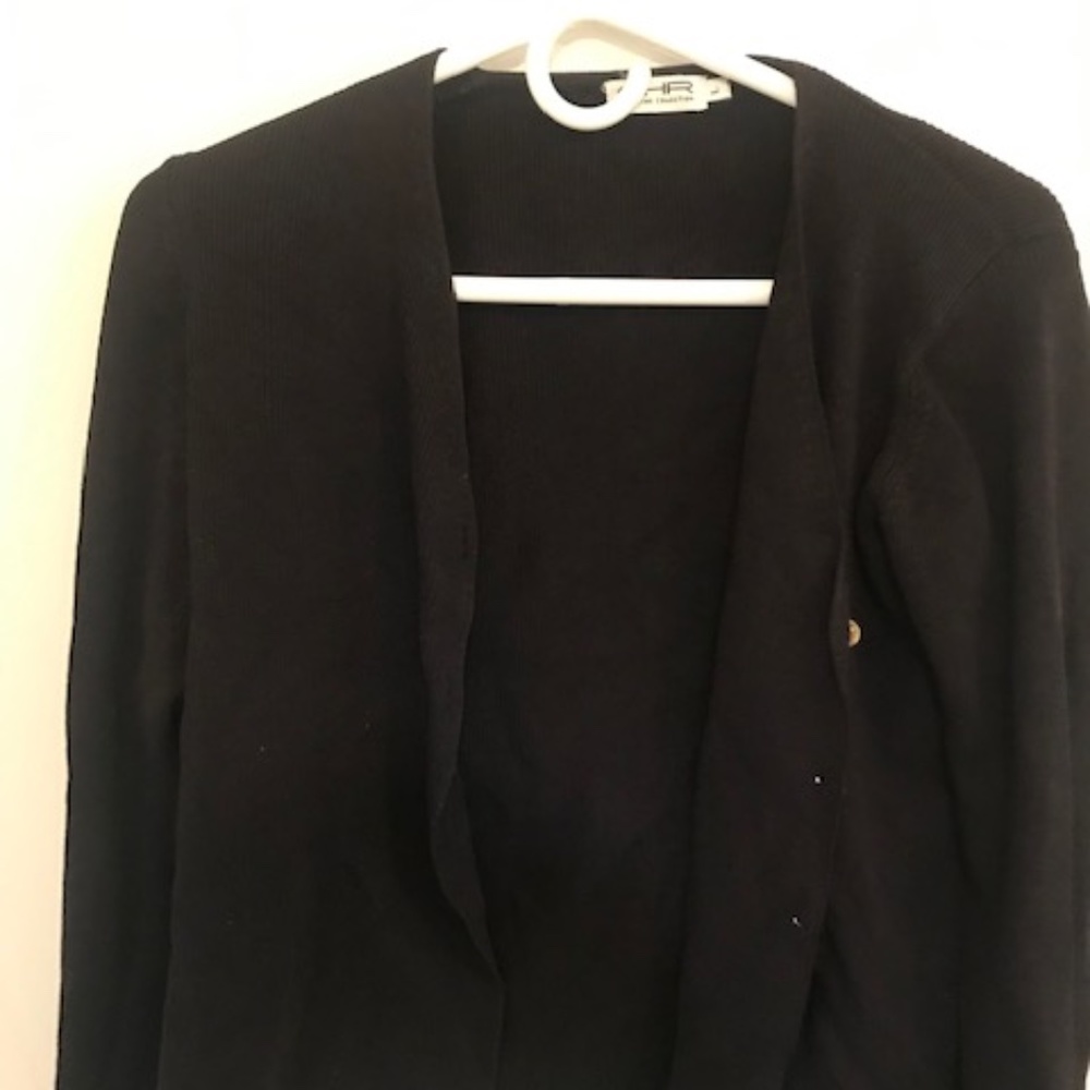 CHR Christine Collection, Black cardigan, Women, size L